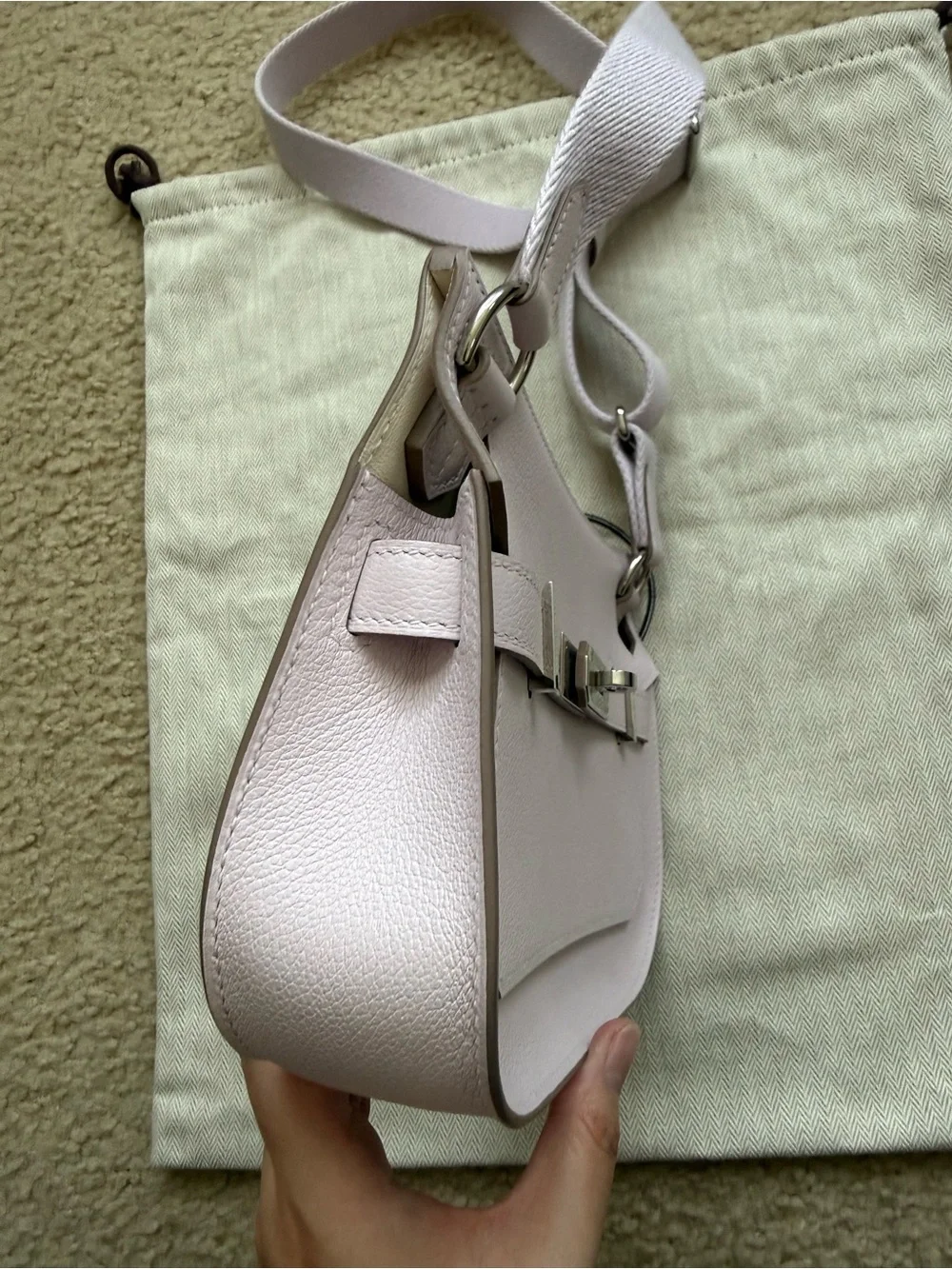 Hermes Mini Jypsiere Evercolor Mauve
